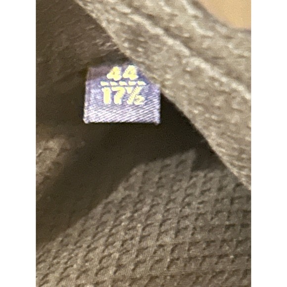 Cavalli Class Mens Black Textured Long Sleeve Button Down Shirt 44/17.5 - Picture 7 of 10